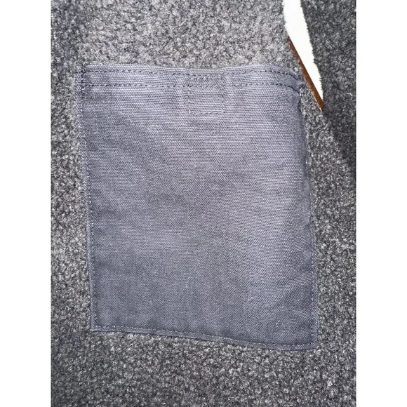 CARHARTT LOOSE FIT WASHED DUCK SHERPA-LINED MOCK-NECK VEST SIZE 2XL - Picture 6 of 11